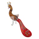 [LA-44165] Figur Glas Murano-Stil Pfau Miniatur Bild 2