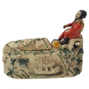 [LA-44235] Spardose Geldbank Skulptur Gusseisen Mechanisch Worlds Fair Bild 3