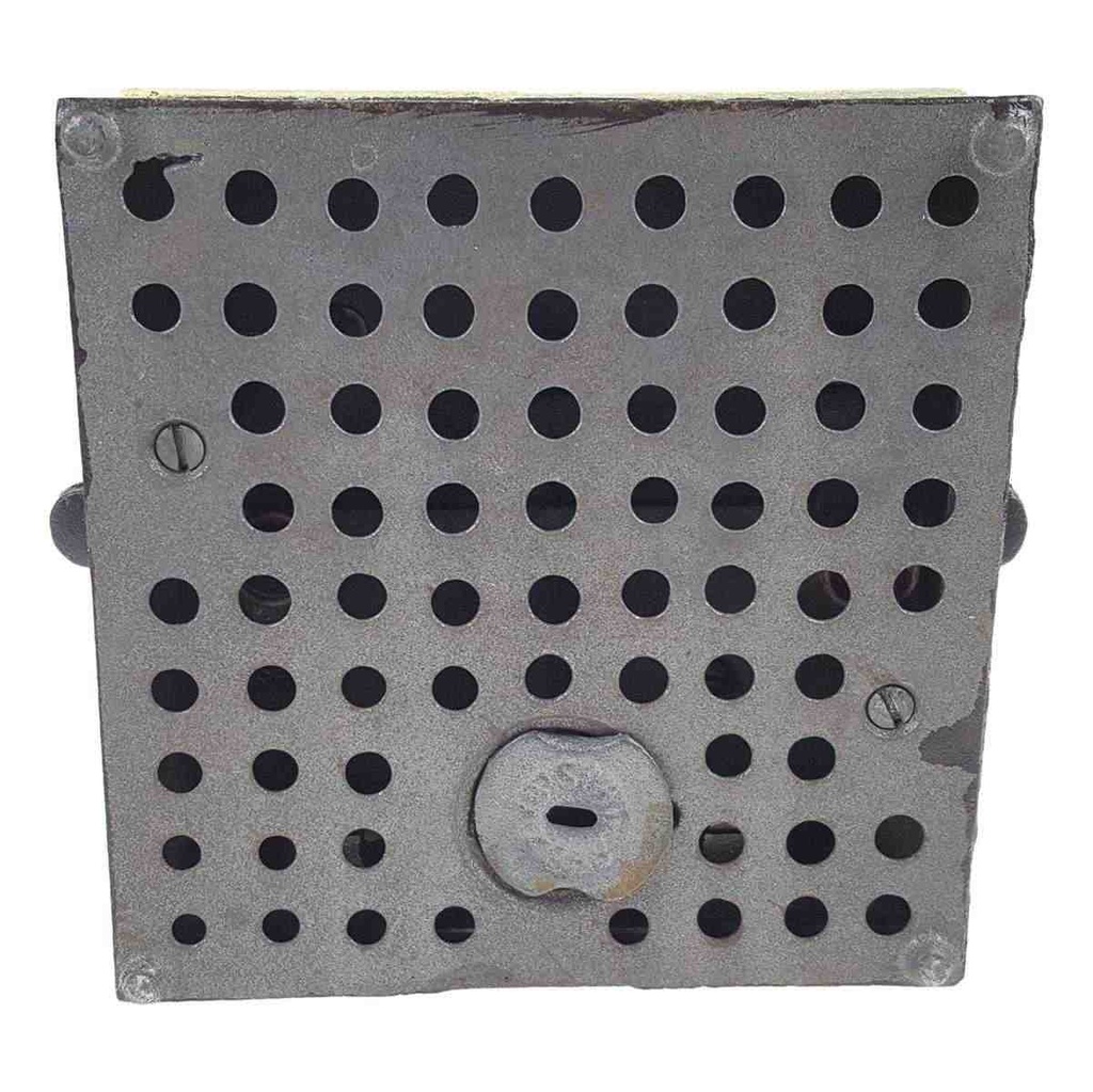 [LA-44253] Spardose Geldbank Skulptur Gusseisen 2 Boxer Boxring Boxen mechanisch Bild 7