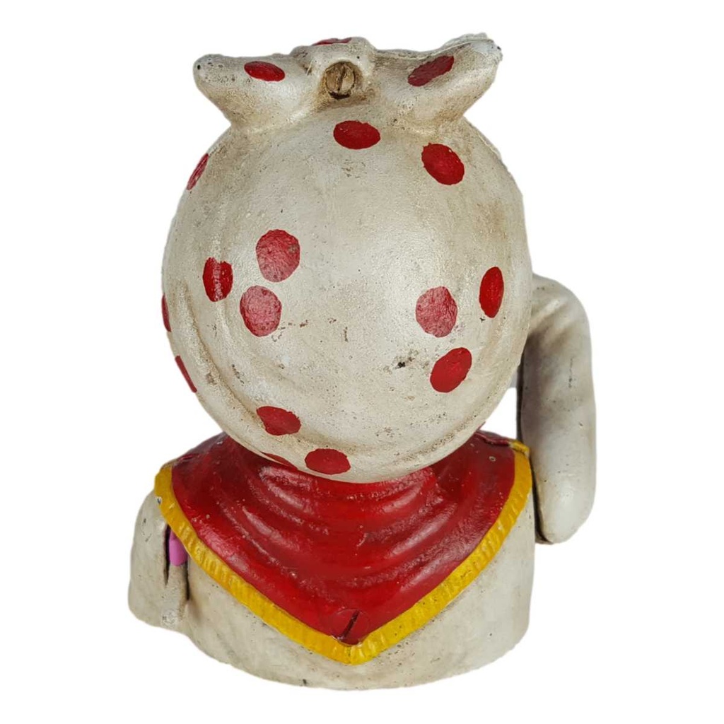 [LA-44262] Spardose Geldbank Skulptur Gusseisen Mädchen Frau Dame Bild 6