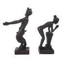 [LA-44354] Bronzeskulptur Bronzefigur Erotische Bronzegruppe Satyr & Frau Bild 7