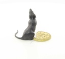 [LA-44366] Bronzeskulptur Bronzefigur Maus mit Keksen Bild 11