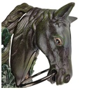 [LA-44468] Handtuchhalter Handtuchring brauner Pferdekopf Figur Skulptur Motiv Gusseisen Bild 10