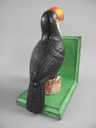 [LA-44497] Buchstützen Figur Skulptur Gusseisen Tukan farbig 2er Set Bild 6