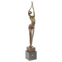 [LA-45248] Bronzeskulptur Bronzefigur Frau Abstrakt-Stil Bild 2
