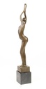 [LA-45248] Bronzeskulptur Bronzefigur Frau Abstrakt-Stil Bild 6