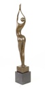 [LA-45248] Bronzeskulptur Bronzefigur Frau Abstrakt-Stil Bild 9