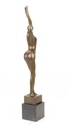 [LA-45248] Bronzeskulptur Bronzefigur Frau Abstrakt-Stil Bild 12