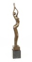 [LA-45248] Bronzeskulptur Bronzefigur Frau Abstrakt-Stil Bild 14