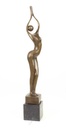 [LA-45248] Bronzeskulptur Bronzefigur Frau Abstrakt-Stil Bild 15