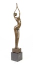 [LA-45248] Bronzeskulptur Bronzefigur Frau Abstrakt-Stil Bild 16
