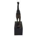 [LA-45251] Bronzeskulptur Bronzefigur Laufende Giraffe Antik-Stil Bild 3