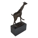[LA-45251] Bronzeskulptur Bronzefigur Laufende Giraffe Antik-Stil Bild 4