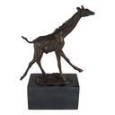 [LA-45251] Bronzeskulptur Bronzefigur Laufende Giraffe Antik-Stil Bild 6