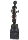 [LA-45255] Bronzeskulptur Bronzefigur zwei Kinder beim Bockspringen Bild 7