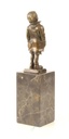 [LA-45256] Bronzeskulptur Bronzefigur Kleiner Junge Bild 11