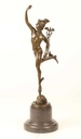 [LA-45264] Bronzeskulptur Bronzefigur Merkur Bild 3