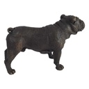 [LA-45276] Bronzeskulptur Bronzefigur Statue Hund Englische Bulldogge Modern Art-Deco Bild 5