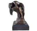 [LA-45345] Bronzeskulptur Bronzefigur Frau Schlafend Bild 2