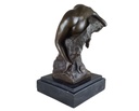 [LA-45345] Bronzeskulptur Bronzefigur Frau Schlafend Bild 4