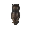 [LA-45382] Figur Gusseisen Eule Uhu Vogel Bild 4