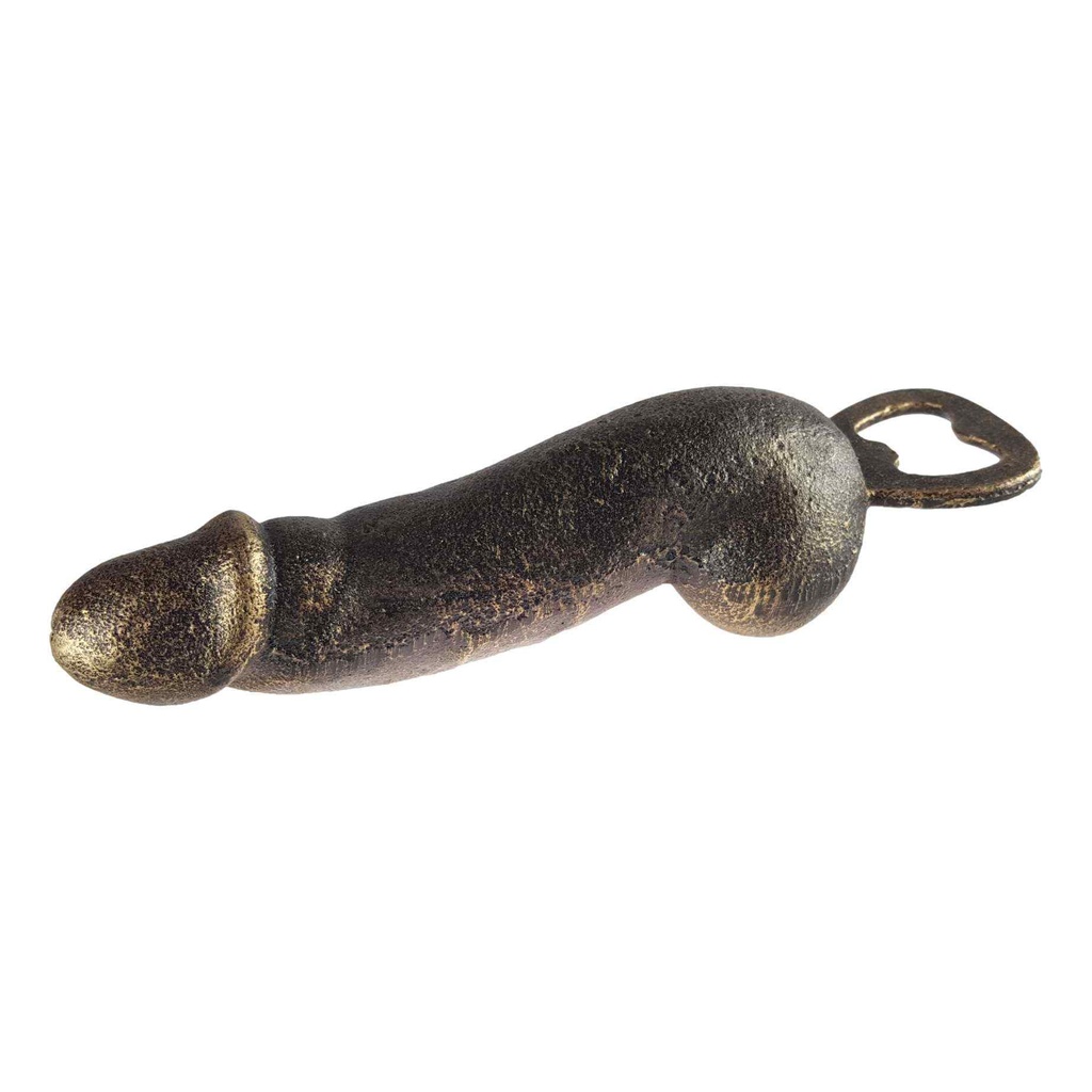 [LA-45407] Flaschenöffner Skulptur Figur Gusseisen Penis Phallus Bild 2