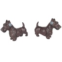 [LA-45414] Figur Gusseisen Dackel und Terrier mit Kopfhörer 2er Set Bild 7