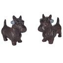 [LA-45414] Figur Gusseisen Dackel und Terrier mit Kopfhörer 2er Set Bild 9