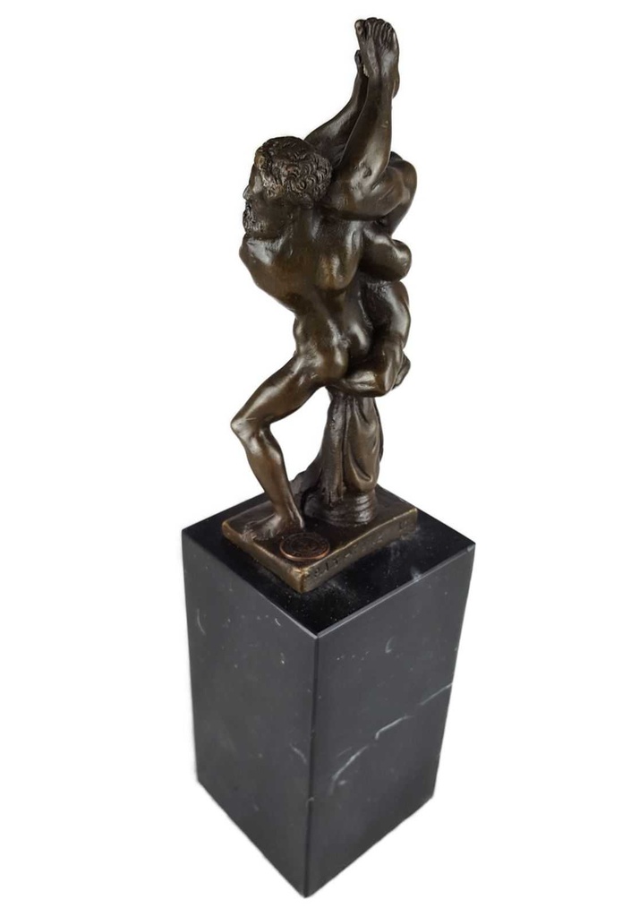 [LA-45500] Bronzeskulptur Bronzefigur Bronze Herkules und Diomedes Bild 4