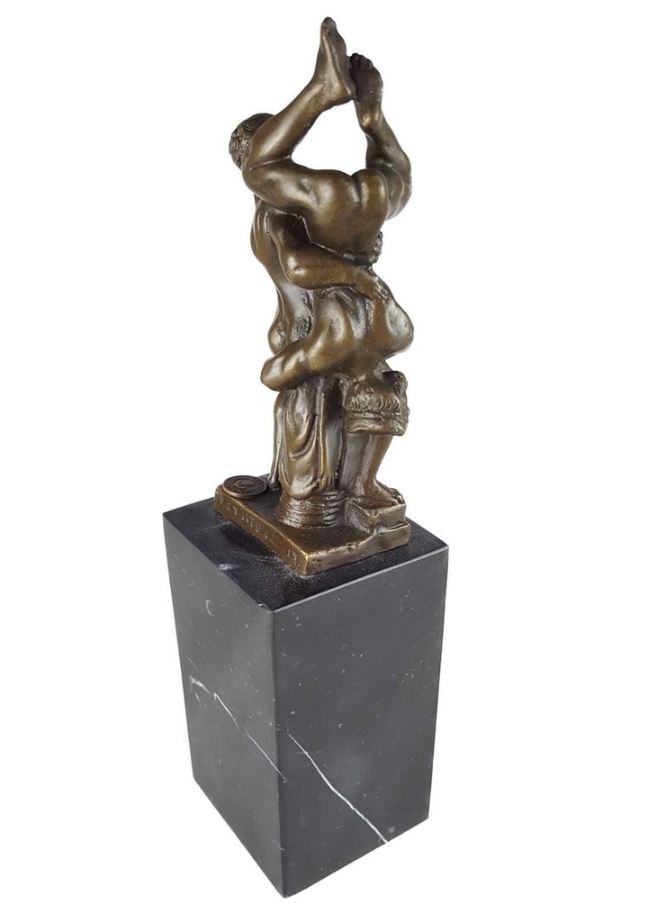 [LA-45500] Bronzeskulptur Bronzefigur Bronze Herkules und Diomedes Bild 6