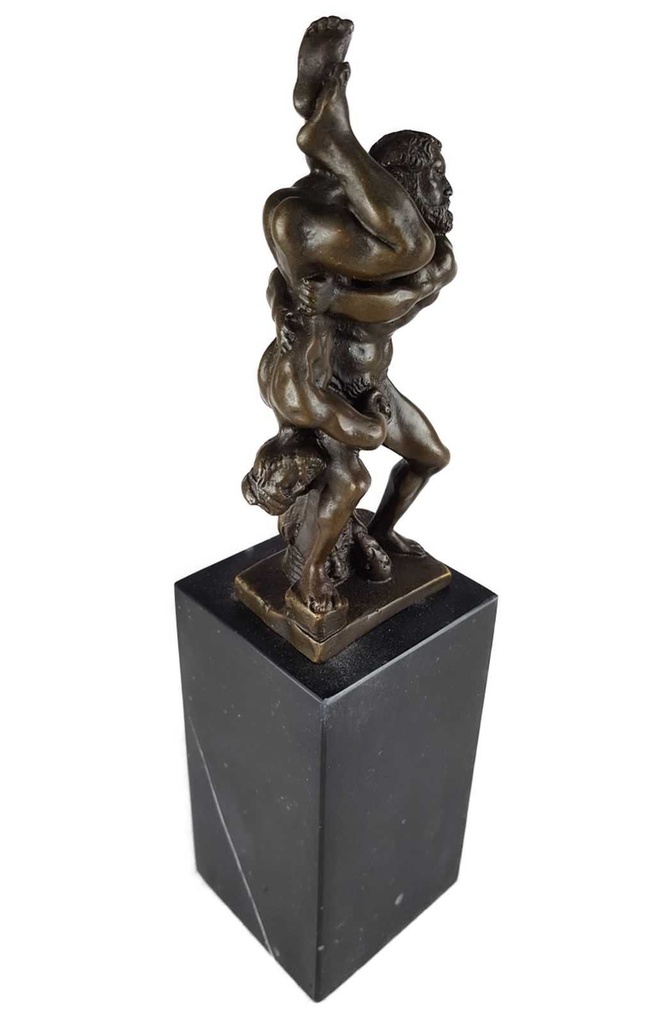 [LA-45500] Bronzeskulptur Bronzefigur Bronze Herkules und Diomedes Bild 8