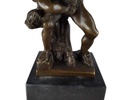 [LA-45500] Bronzeskulptur Bronzefigur Bronze Herkules und Diomedes Bild 10