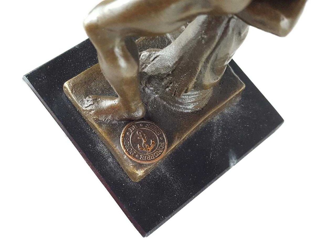 [LA-45500] Bronzeskulptur Bronzefigur Bronze Herkules und Diomedes Bild 11