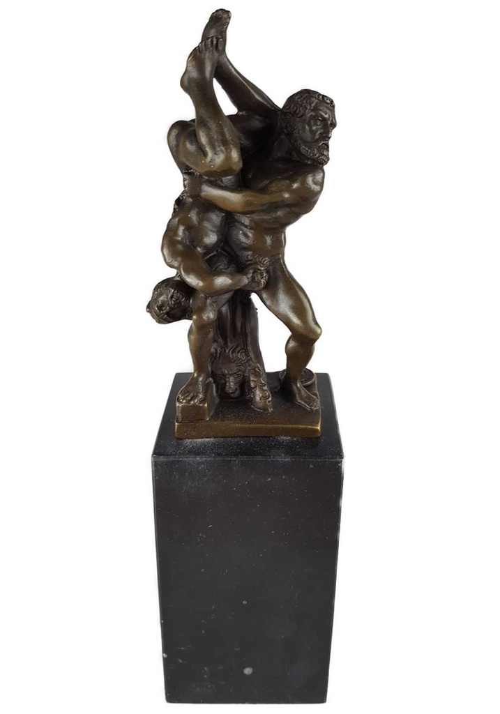[LA-45500] Bronzeskulptur Bronzefigur Bronze Herkules und Diomedes Bild 14