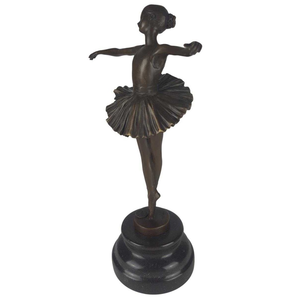 [LA-45620] Bronzeskulptur Bronzefigur Ballerina Balletttänzerin #45620 Bild 2