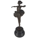 [LA-45620] Bronzeskulptur Bronzefigur Ballerina Balletttänzerin #45620 Bild 2