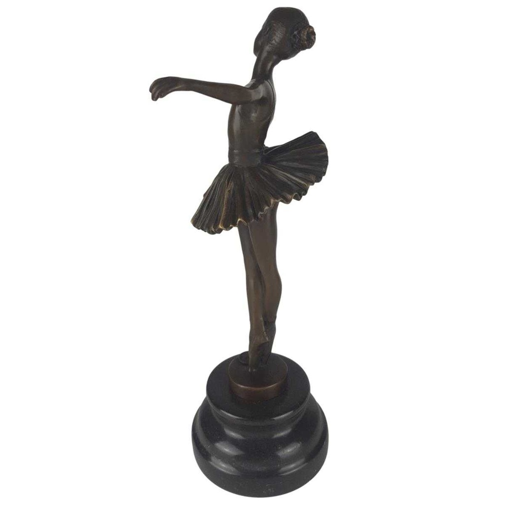 [LA-45620] Bronzeskulptur Bronzefigur Ballerina Balletttänzerin #45620 Bild 3