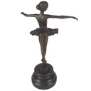 [LA-45620] Bronzeskulptur Bronzefigur Ballerina Balletttänzerin #45620 Bild 5