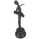 [LA-45620] Bronzeskulptur Bronzefigur Ballerina Balletttänzerin #45620 Bild 7
