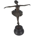 [LA-45620] Bronzeskulptur Bronzefigur Ballerina Balletttänzerin #45620 Bild 9