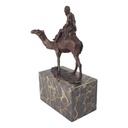 [LA-45876] Bronzeskulptur Bronzefigur Kamel und Reiter Bild 3