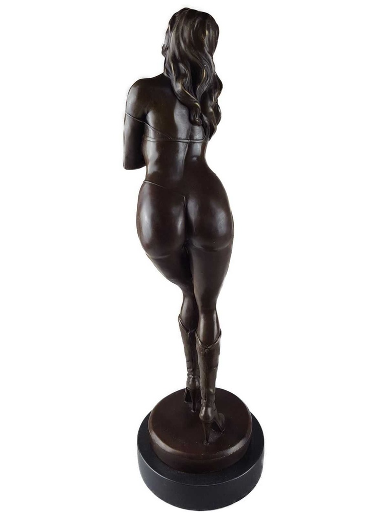 [LA-45884] Bronzeskulptur Bronzefigur Erotik Antik-Stil Bild 5
