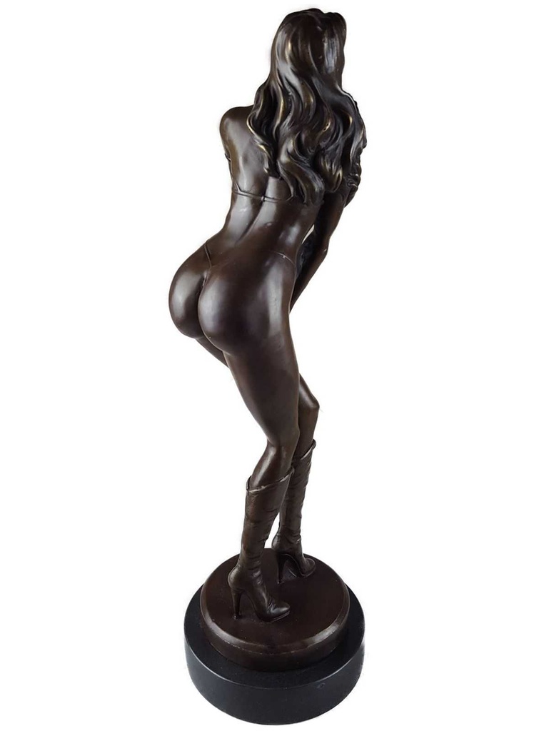 [LA-45884] Bronzeskulptur Bronzefigur Erotik Antik-Stil Bild 6