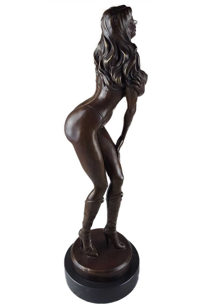 [LA-45884] Bronzeskulptur Bronzefigur Erotik Antik-Stil Bild 7