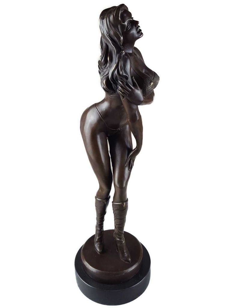 [LA-45884] Bronzeskulptur Bronzefigur Erotik Antik-Stil Bild 8