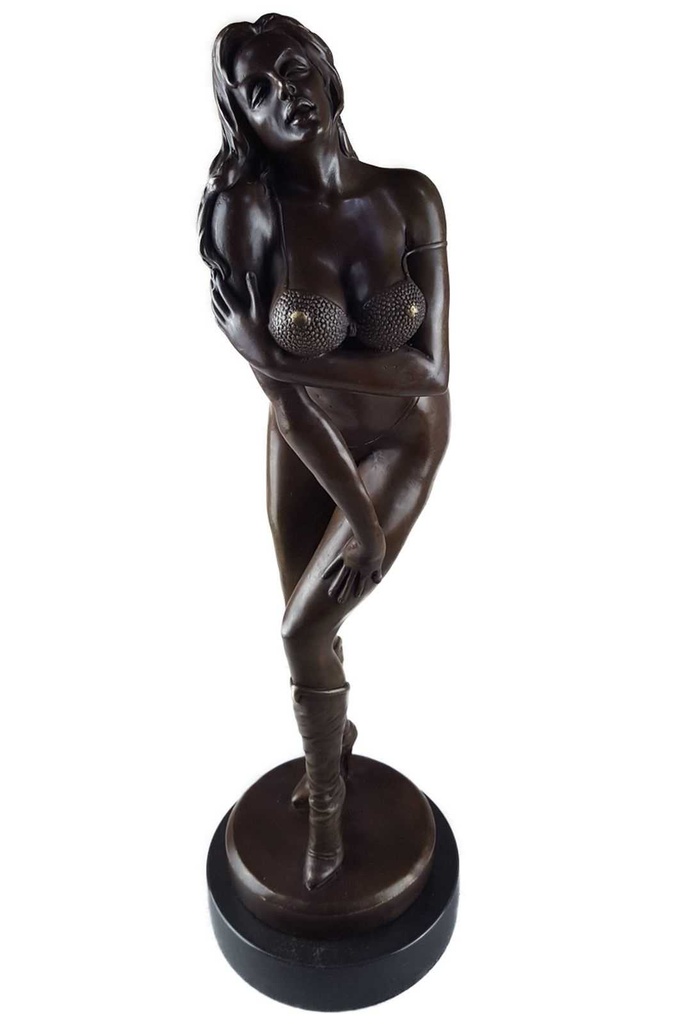 [LA-45884] Bronzeskulptur Bronzefigur Erotik Antik-Stil Bild 10