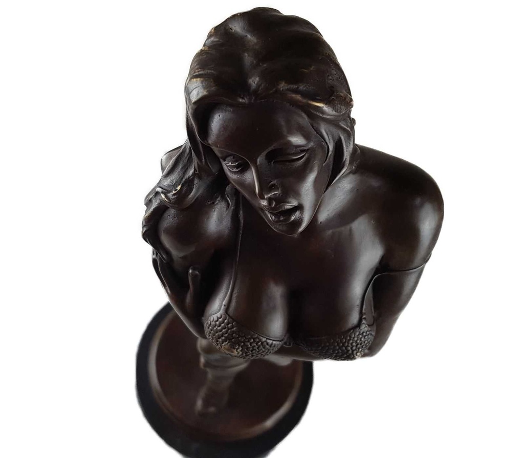 [LA-45884] Bronzeskulptur Bronzefigur Erotik Antik-Stil Bild 12