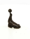 [LA-45949] Bronzeskulptur Bronzefigur Statue Seelöwe Balanciert Einen Ball H 11,5 cm Bild 5
