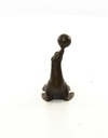 [LA-45949] Bronzeskulptur Bronzefigur Statue Seelöwe Balanciert Einen Ball H 11,5 cm Bild 15