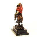 [LA-45952] Bronzeskulptur Bronzefigur Napoleon Überquert Die Alpen Bunt Bild 5